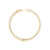 1-inch, Inside Out 4-Prong 14k Rose Gold Moissanite Hoop Earrings