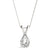 4-Prong Pear Solitaire 14k Yellow Gold Moissanite Pendant